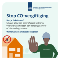 Stop koolmonoxidevergiftiging
